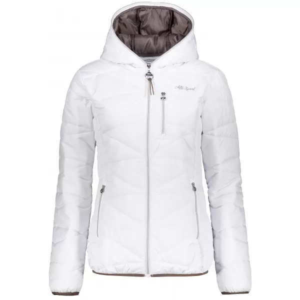  Ženska zimska jakna ALTISPORT IVORY BELA 