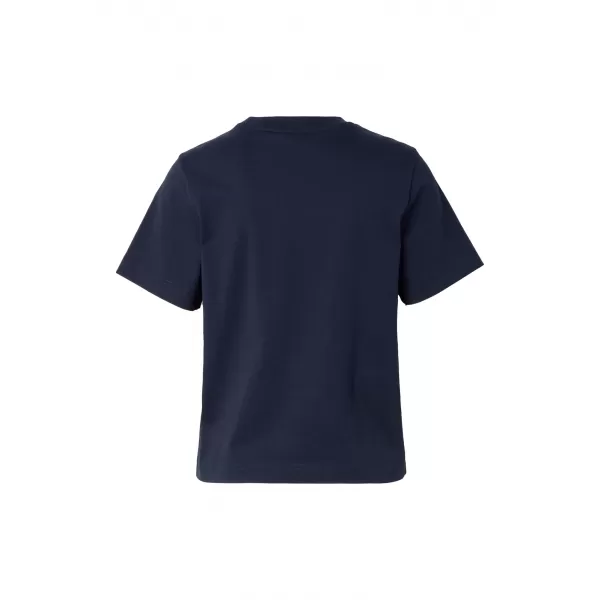  Ženska majica s kratkimi rokavi URBAN CLASSICS TB8574-01641 POLNOČNA MORNARICA 