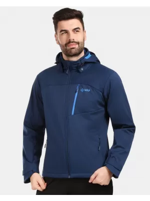 Moška softshell jakna KILPI ONTAVIO-M 1M0112KI TEMNO MODRA