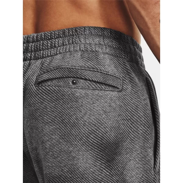  Moške trenirke UNDER ARMOUR UA RIVAL FLEECE PRINTED JGRS 1379777-025 SIVA 