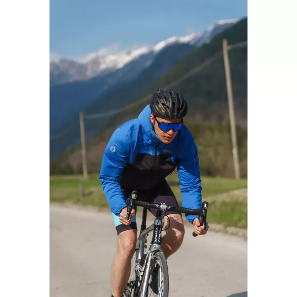  Moška nepremočljiva softshell jakna NORDBLANC EXPEDITIOUS NBSSM8323 MODRA 