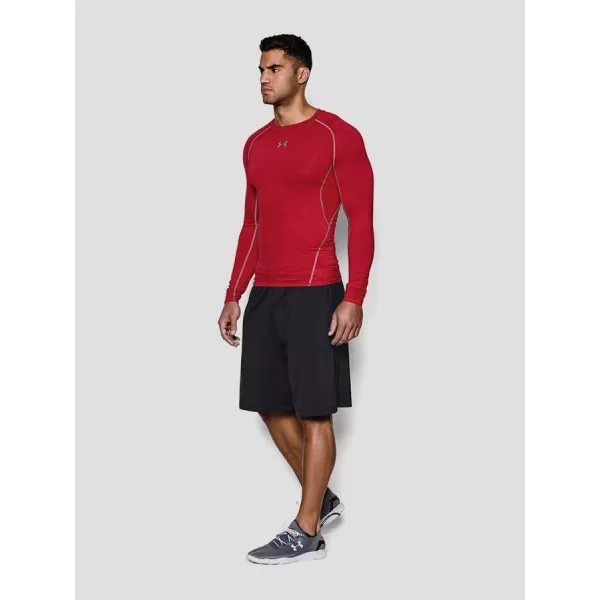  Moška kompresijska majica UNDER ARMOUR HG LS 1257471-600 RDEČA 