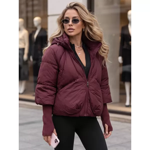  Ženska jakna DSTREET TY5898 BORDO 