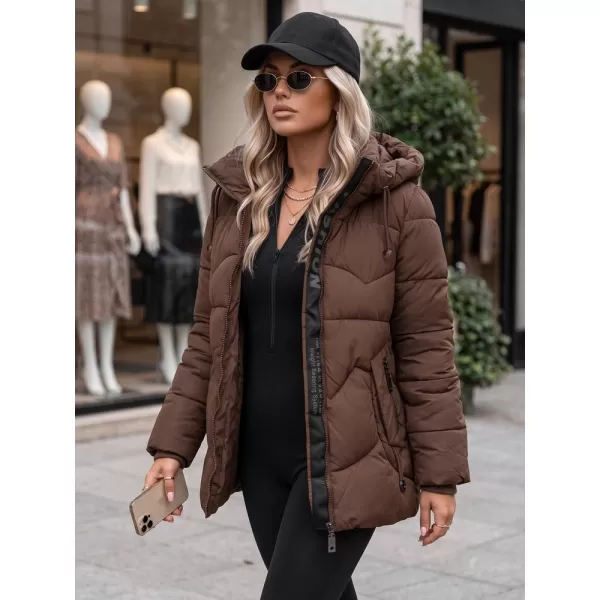  Ženska jakna DSTREET TY5752 RJAVA 