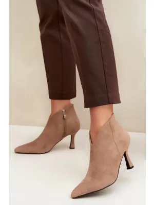 Ženski gležnjarji BOTO D-219 KAKI