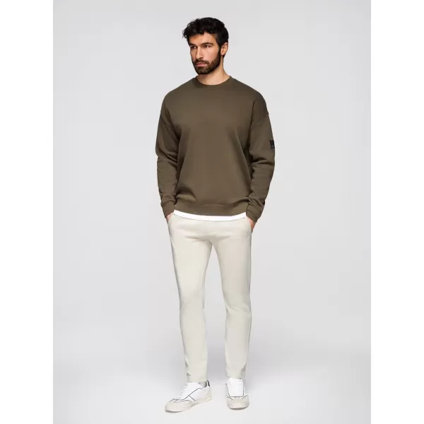  Moške trenirke OMBRE OM-PABS-0304 KREMA 