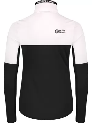 Ženski powerfleece pulover NORDBLANC IDOL NBSFL8337 ČRNA