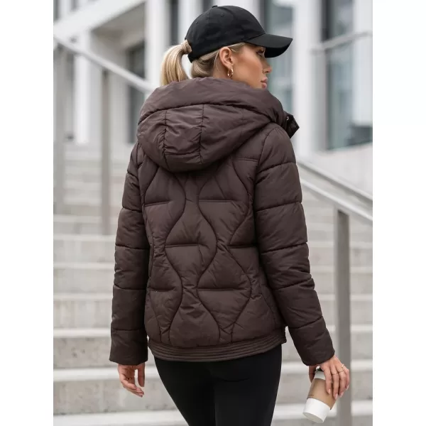  Ženska jakna DSTREET TY5940 RJAVA 