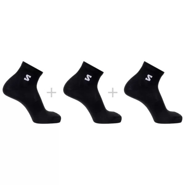  Nogavice SALOMON EVERYDAY LITE QUARTER 3-PACK LC2911700 ČRNA 
