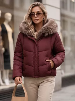 Ženska jakna DSTREET TY5985 BORDO