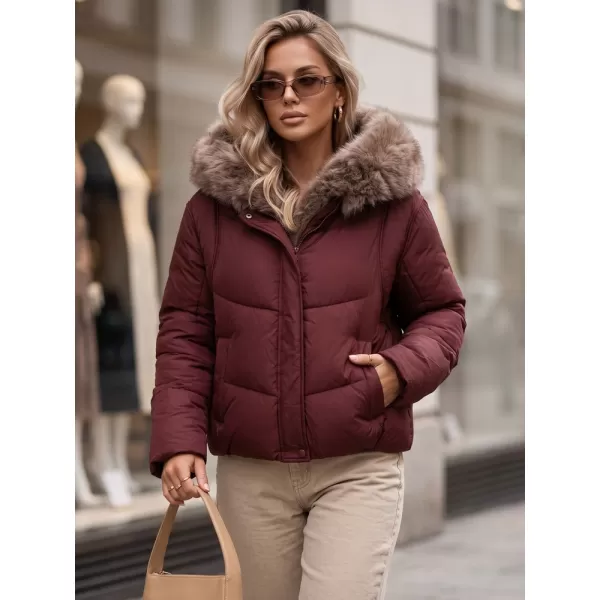  Ženska jakna DSTREET TY5985 BORDO 