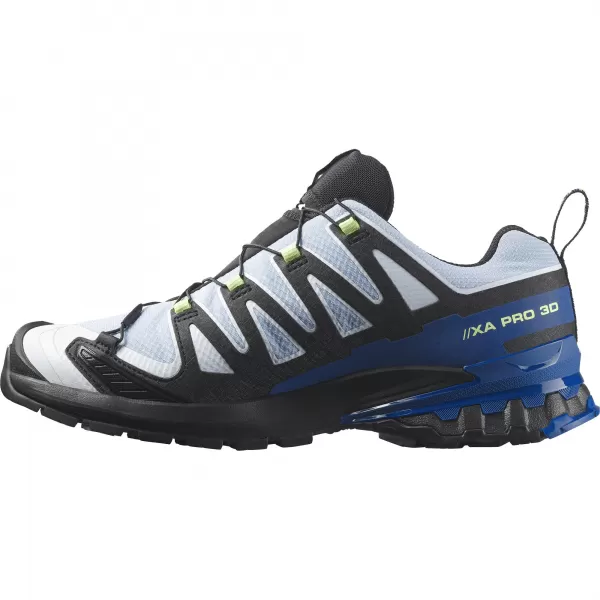  Moški čevlji SALOMON XA PRO 3D V9 GORE-TEX STORM L45486500 ČRNA/BRUNNERA MODRA/BRSKANJE PO SPLETU 