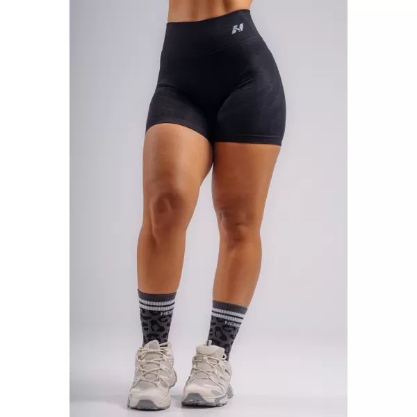  Ekstra kratke hlače na push-up NEBBIA PRIMAL 857 ČRNA 