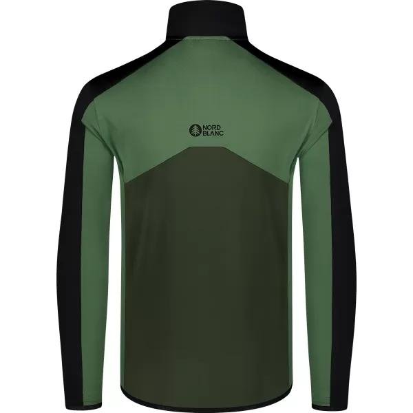  Moški powerfleece pulover NORDBLANC CUSP NBSFM8334 ZELENA 