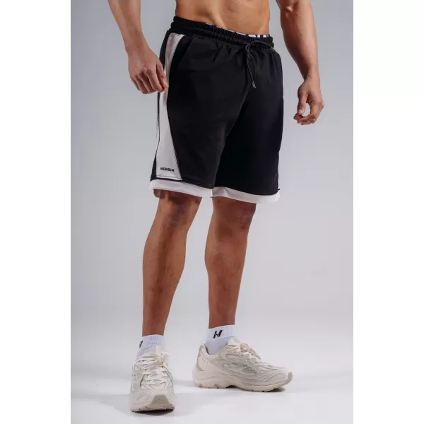  Kratke hlače za trening NEBBIA PRIMAL 877 ČRNA 