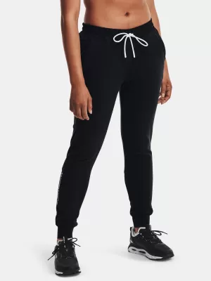 Ženske hlače UNDER ARMOUR UA RUSH FLEECE PANT 1365775-001 ČRNA