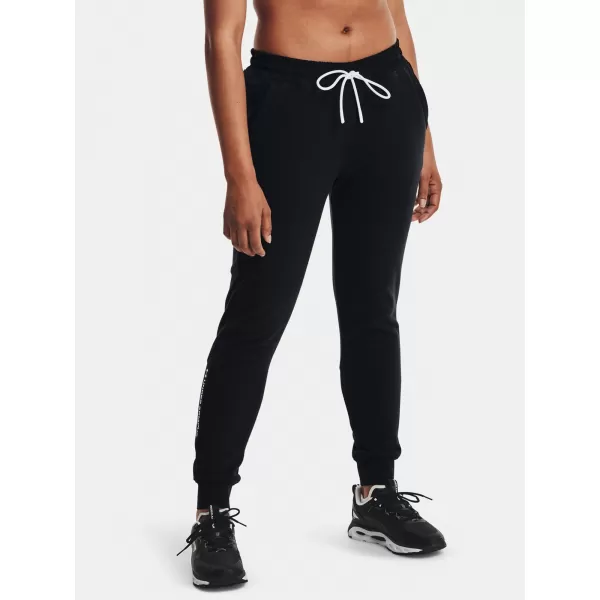  Ženske hlače UNDER ARMOUR UA RUSH FLEECE PANT 1365775-001 ČRNA 