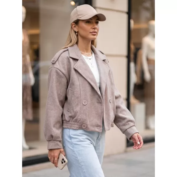  Ženski plašč DSTREET TY6025 BEŽ 