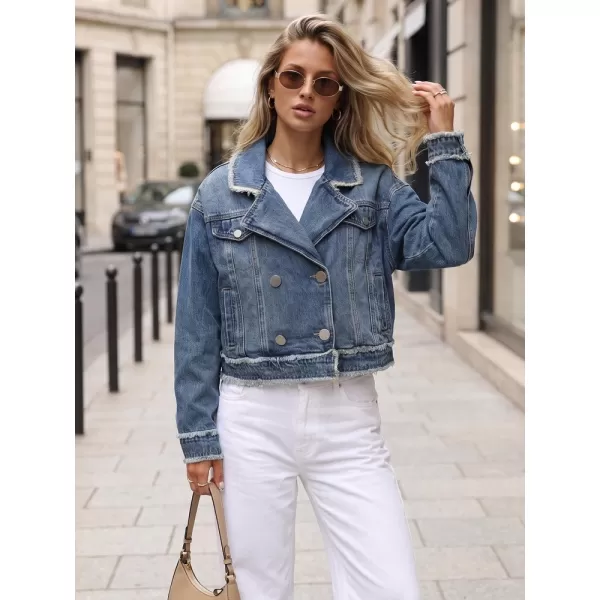  Ženska jakna DSTREET TY5682 MODRA 