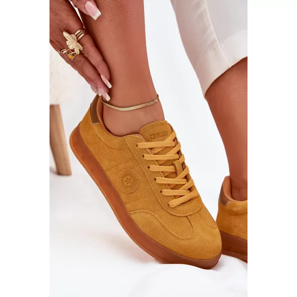  Ženske superge BIG STAR SHOES RR274846 RUMENA/ZLATA 