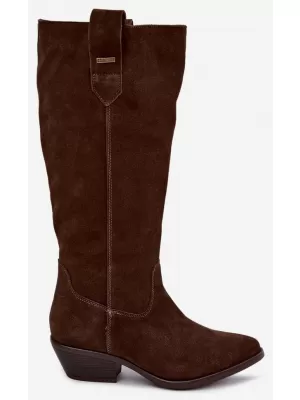 Ženski škornji BIG STAR SHOES UU274519 ČOKOLADA