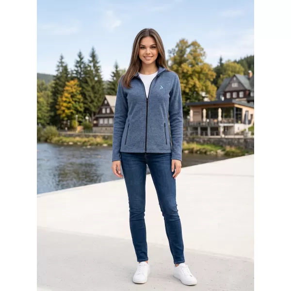  Ženski pulover iz flisa ALTISPORT ALW002852 TEMNI DENIM POUDARKI 