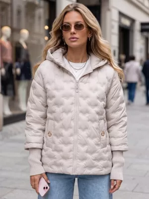 Ženska jakna DSTREET TY5867 SVETLO SIVA