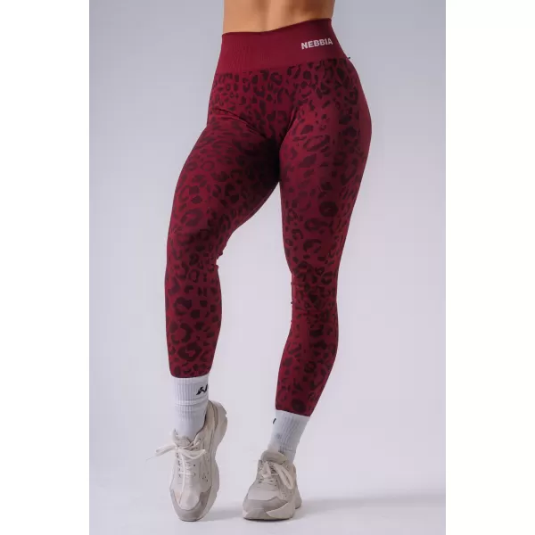  Ženske pajkice NEBBIA PRIMAL 849 BORDO LEOPARD 