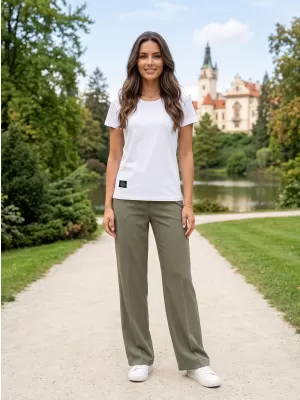 Ženska majica s kratkimi rokavi ALTISPORT NP/ALWST26001 BELA