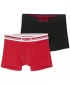 Moške boksarice PUMA MEN EVERYDAY PLACED LOGO BOXER 2P 93847605 RDEČA/ČRNA