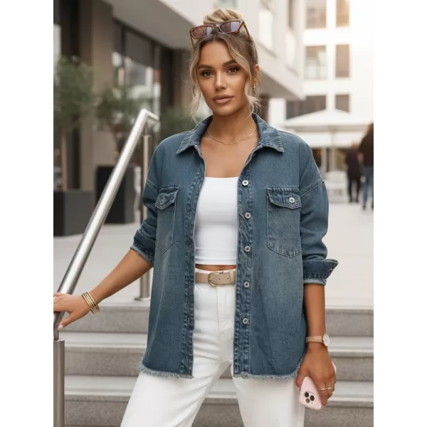  Ženska jakna DSTREET TY5683 MODRA 
