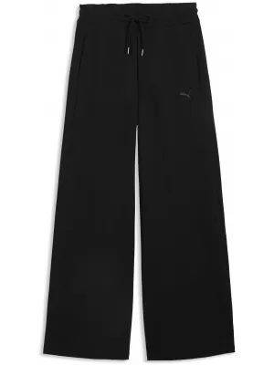 Ženske hlače PUMA CLASS RELAXED WIDE LEG PANTS 69401301 ČRNA PUMA