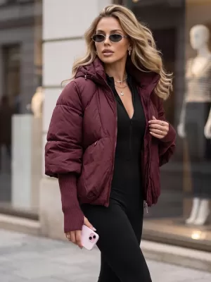 Ženska jakna DSTREET TY5898 BORDO