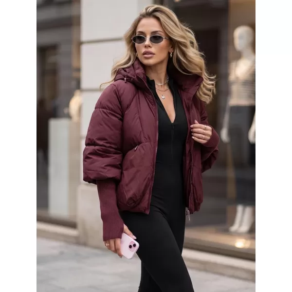  Ženska jakna DSTREET TY5898 BORDO 