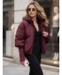 Ženska jakna DSTREET TY5898 BORDO
