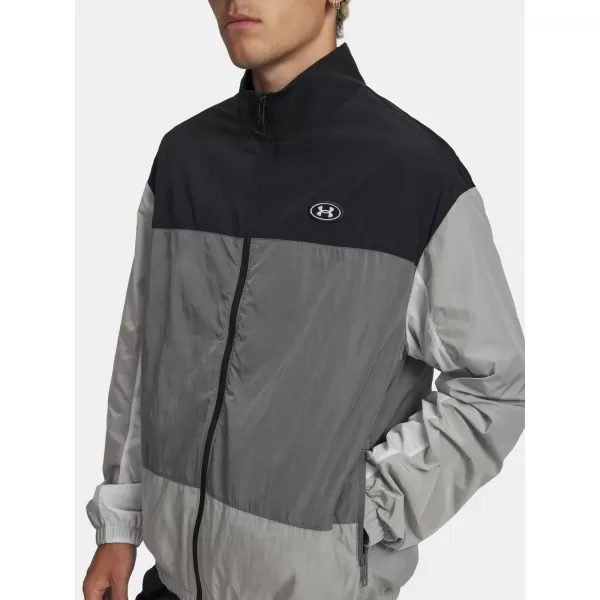  Moška jakna UNDER ARMOUR ICON WOVEN TRACK FZ 6009436-001 ČRNA 