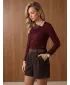 Ženska bluza DSTREET RY2945 BORDO
