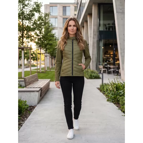  Ženska hibridna jakna MALFINI PREMIUM CROSS 556 AVOKADO ZELENA 