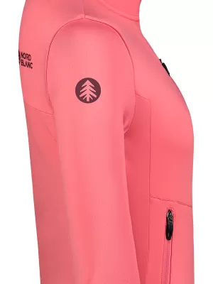 Ženski powerfleece pulover NORDBLANC CRISP NBSFL8338 ROZA