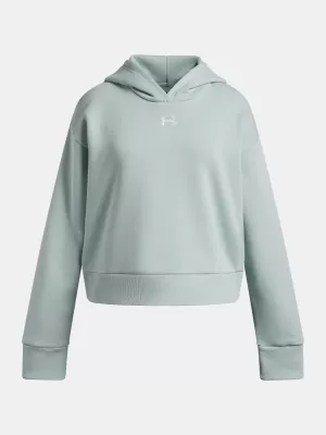 Pulover za deklico UNDER ARMOUR UA RIVAL FLEECE HOODIE 1379517-477 MODRA