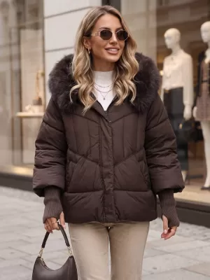 Ženska jakna DSTREET TY5743 VIJOLIČNA