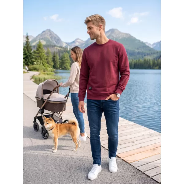  Moški pulover ALTISPORT NP/ALMST43001 BORDO 