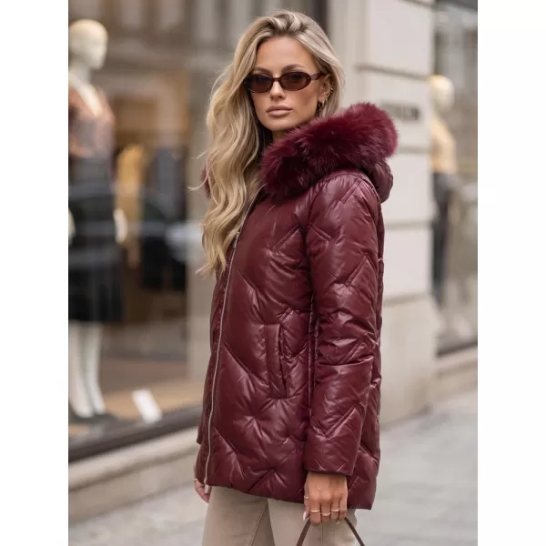  Ženska jakna DSTREET TY5813 BORDO 