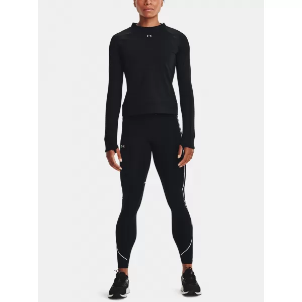  Ženske termo pajkice UNDER ARMOUR UA RUSH CG NOVELTY LEGGING 1365720-001 ČRNA 