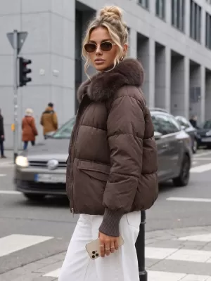 Ženska jakna DSTREET TY5819 VIJOLIČNA