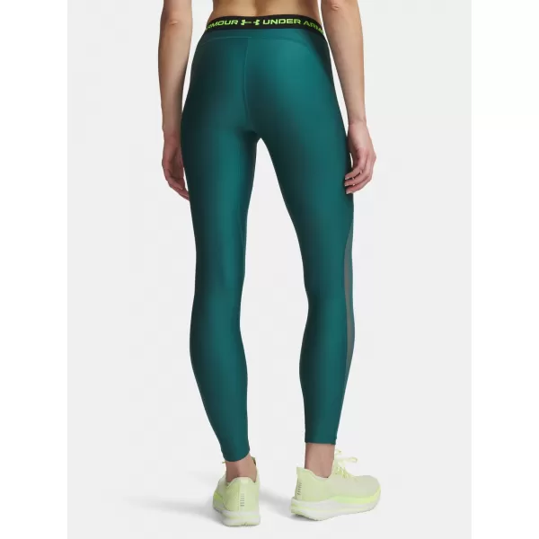  Ženske pajkice UNDER ARMOUR HEATGEAR MESH LEGGING 6010009-338 ZELENA 