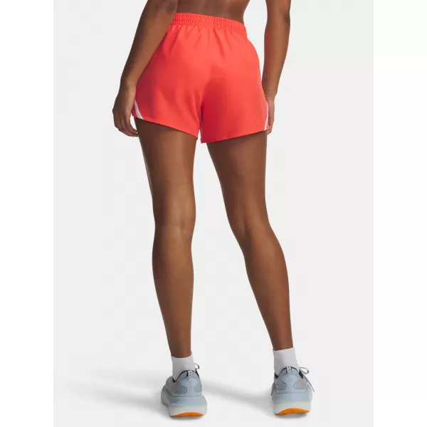  Ženske kratke hlače UNDER ARMOUR UA FLY BY 3'' SHORTS 1382438-690 RDEČA 