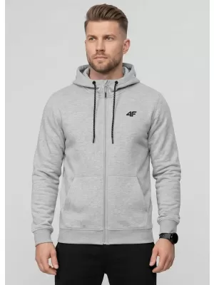 Moški pulover 4F WMM00TSWSM2550 HLADNO SVETLO SIV MELANGE