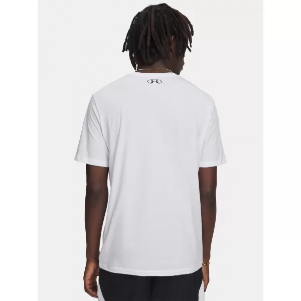  Moška majica s kratkimi rokavi UNDER ARMOUR M OVAL WM SS 6011075-100 BELA 