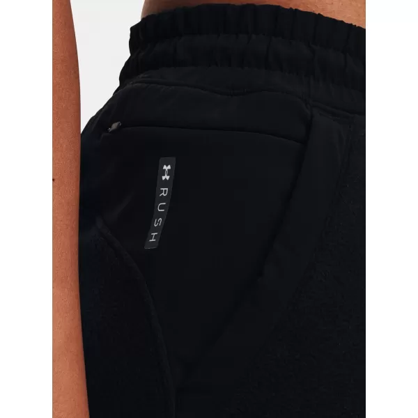  Ženske hlače UNDER ARMOUR UA RUSH FLEECE PANT 1365775-001 ČRNA 